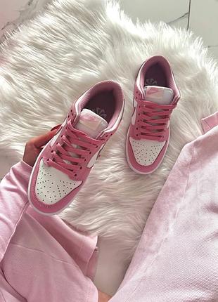 Nike sb dunk low pink white 5