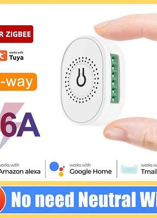 16а zigbee розумний вимикач міні switch tuya