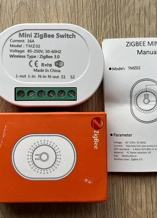16а zigbee розумний вимикач міні switch tuya 3