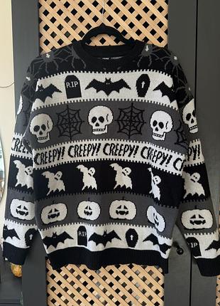 Светри хелоуін halloween , готика , готичний, череп