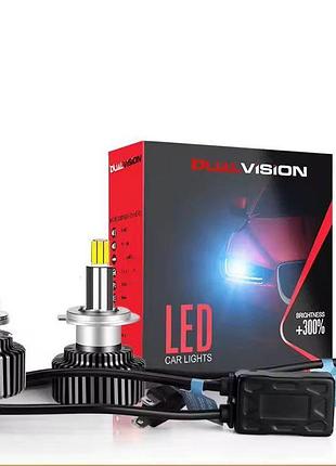6000k led 3d автолампы bullvision с canbus h8