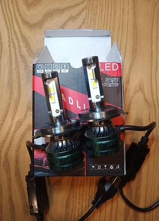 6000k led автолампы с canbus h4 2