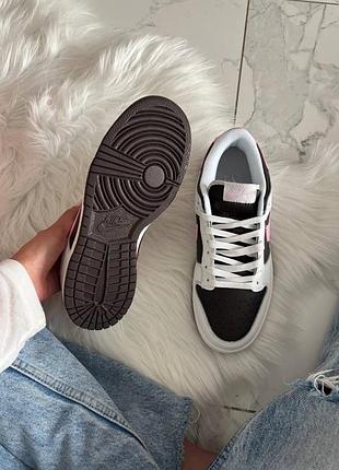 Nike sb dunk low white brown pink 5