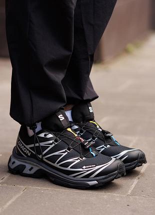Кроссовки salomon s lab xt-6 gore-tex black white