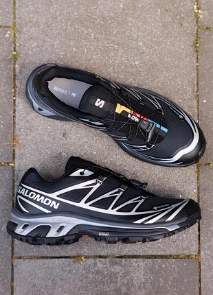 Кросівки salomon s lab xt-6 gore-tex black white