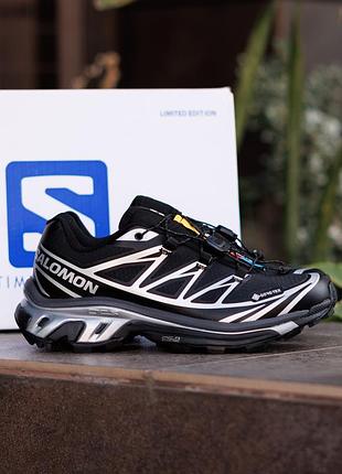 Кросівки salomon s lab xt-6 gore-tex black white