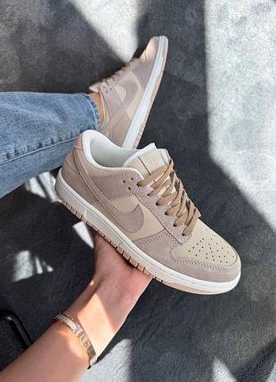 Nike sb dunk low light brown suede 2