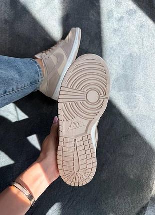 Nike sb dunk low light brown suede 9