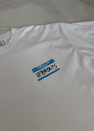 Футболка vetements 8