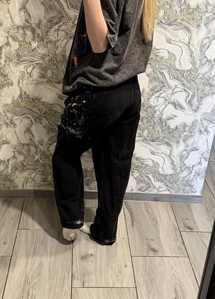 Джинси zara чорні 3