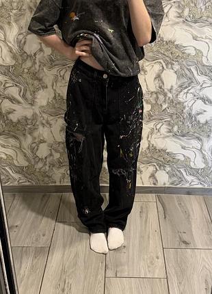 Джинси zara чорні 2