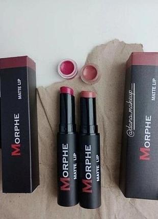 2в1 cтейка матовая и жидкая помада morphe matte lip