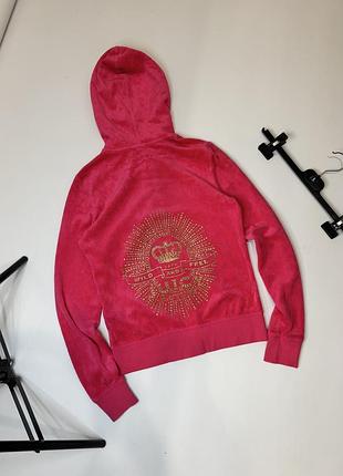 Жіноче зіп худі juicy couture рожевого кольору