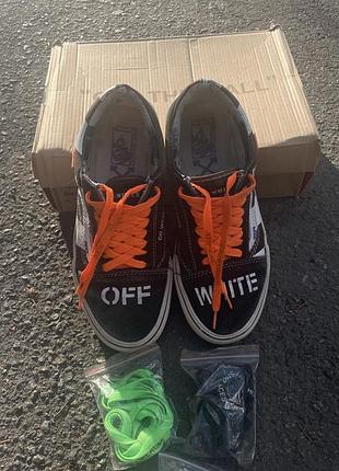Кеди vans x off-white 2