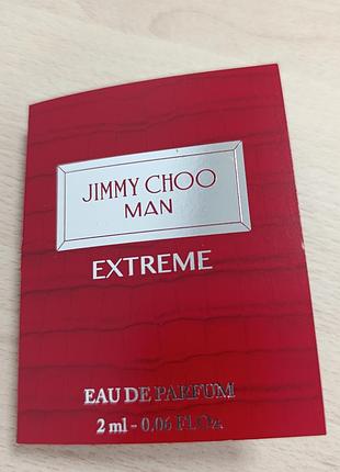 Парфюмированная вода extreme от jimmy choo man, пробник 2мл, оригинал