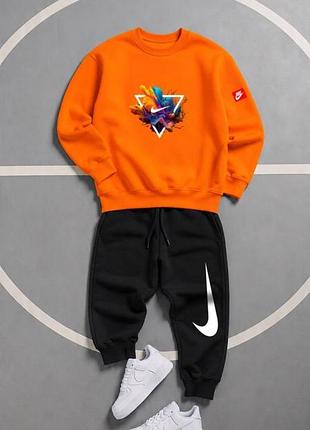 Чоловічий спортивний костюм nike air jordan    ▫️сезон : осінь ▫️матеріал : 2х нитка турецька ▫️розмірний ряд : xs, s, m, l, xl, xxl