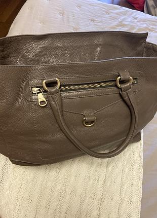 Шкіряна сумка massimo dutti