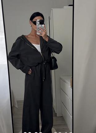 Костюм zara замшевий стильний повсякденний