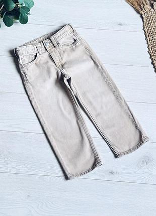 🥥прямі джинси нм на 4 р💶 -250  д-59 см крок-39 см пояс-28 утяжка