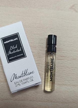 Парфюм black meisterstuck absolute incense от montblanc