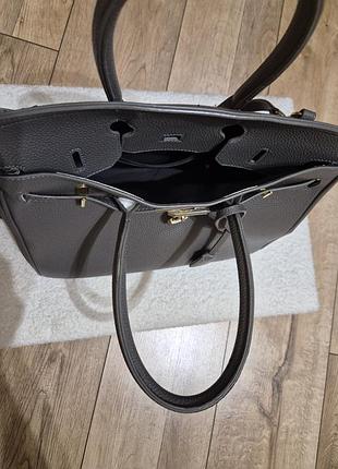 Сумка hermes в сірому 2