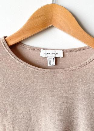 Вовняний лонгслів h&m edition 4