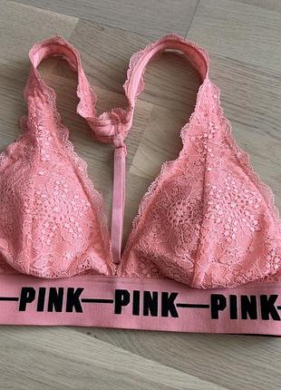 Мереживний топ pink vs 2
