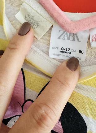 Набір мікі джинси zara 80 8
