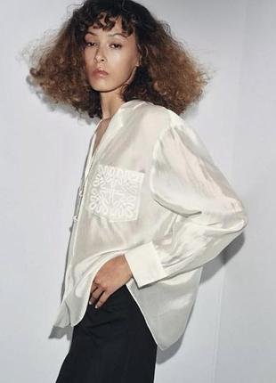 Блуза zara в стилі loewe s