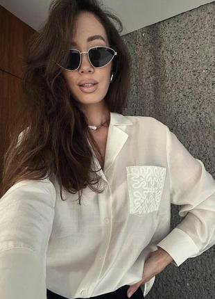 Блуза zara в стилі loewe s 2
