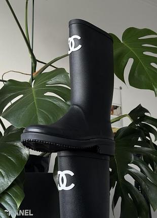 Резиновые сапоги черные 36-38