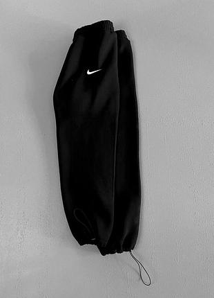 Брюки nike (черные, белые) 3