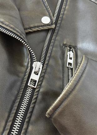 Косуха zara куртка шкірянка 5