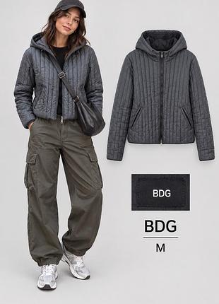 Тёганая демисезонная куртка bdg / urban outfitters, размер m