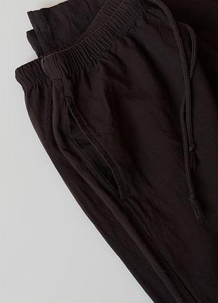 Лляні штани джоггери uniqlo 4