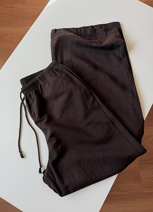 Лляні штани джоггери uniqlo 3