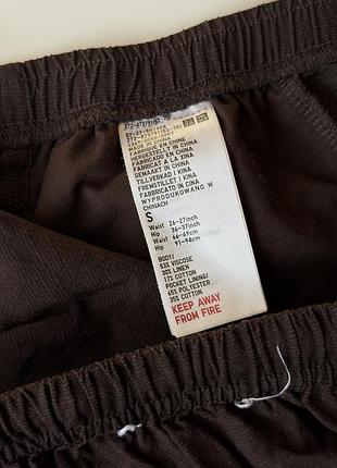 Лляні штани джоггери uniqlo 5