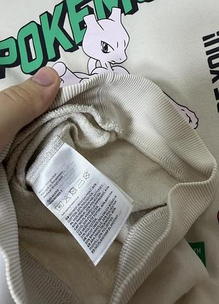 Бежевый свитшот детский h&amp;m pokémon 5