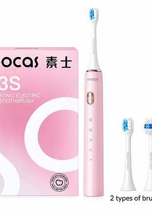 Электрическая зубная щетка soocas x3ѕ, зубная щетка soocas розовая 
зубна щітка soocas x3s, зубная щётка соокас x3s рожева