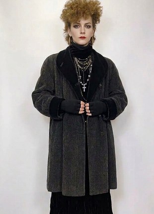 Пальто dannimac 80s в стиле goth / post-punk/dark wave