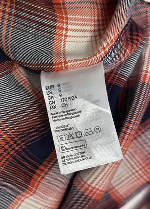 Сорочка в клітинку h&m 8
