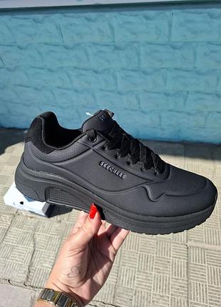 Кросівки skechers uno lite 2 модель 183530 bbk