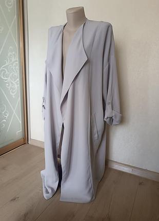 Стильная удлиненная накидка river island/женская базовая накидка / кардиган