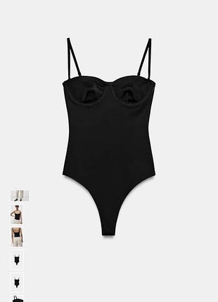Боді zara xs чорний