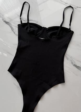 Боді zara xs чорний 5