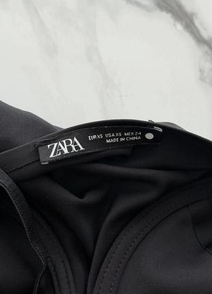 Боді zara xs чорний 7