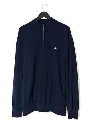 Темно-синій джемпер на змійці jack wills