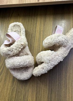 Утеплені сандалі в стилі ugg, санадалі