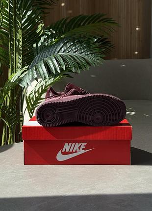 Nike air force 1 '07 burgundy crush 2