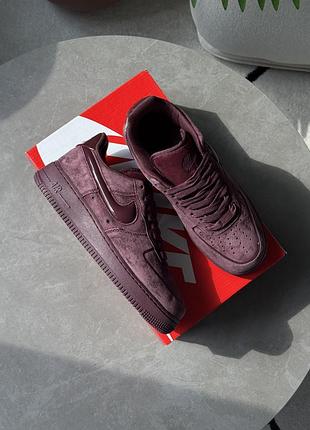 Nike air force 1 '07 burgundy crush 3